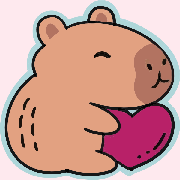 Capibara Corazón